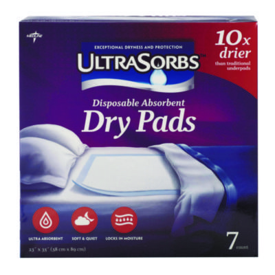 PAD,ULTRASORB,23X35,7/PK