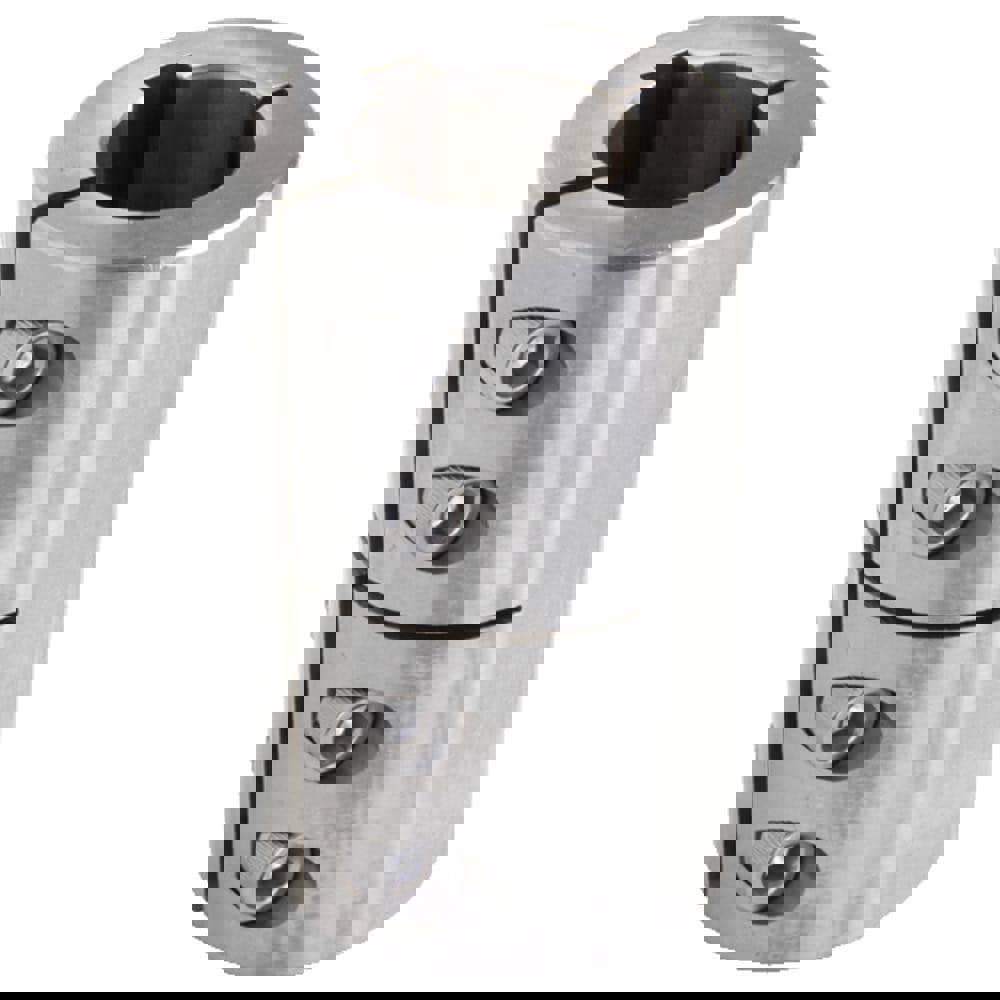 20mm Inside x 42mm Outside Diam, One Piece Split Clamping Collar with Keyway