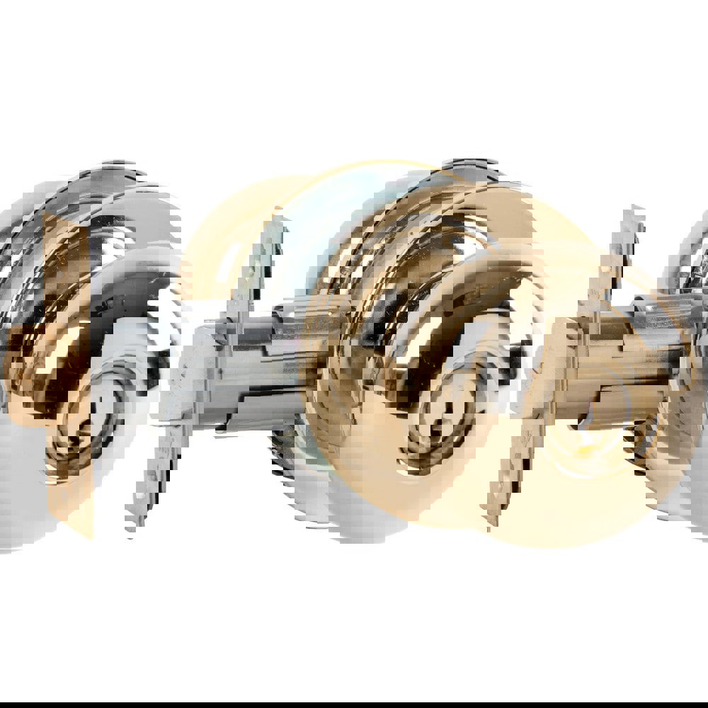 Knob Locksets; Type: Entrance ; Key Type: Keyed Different ; Material: Metal ; Finish/Coating: Bright Brass ; Compatible Door Thickness: 1-3/8