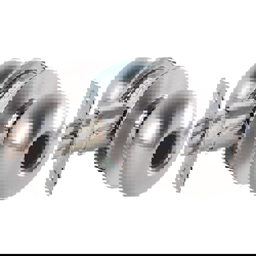 Knob Locksets; Type: Entrance ; Key Type: Keyed Different ; Material: Metal ; Finish/Coating: Satin Chrome ; Compatible Door Thickness: 1-3/8