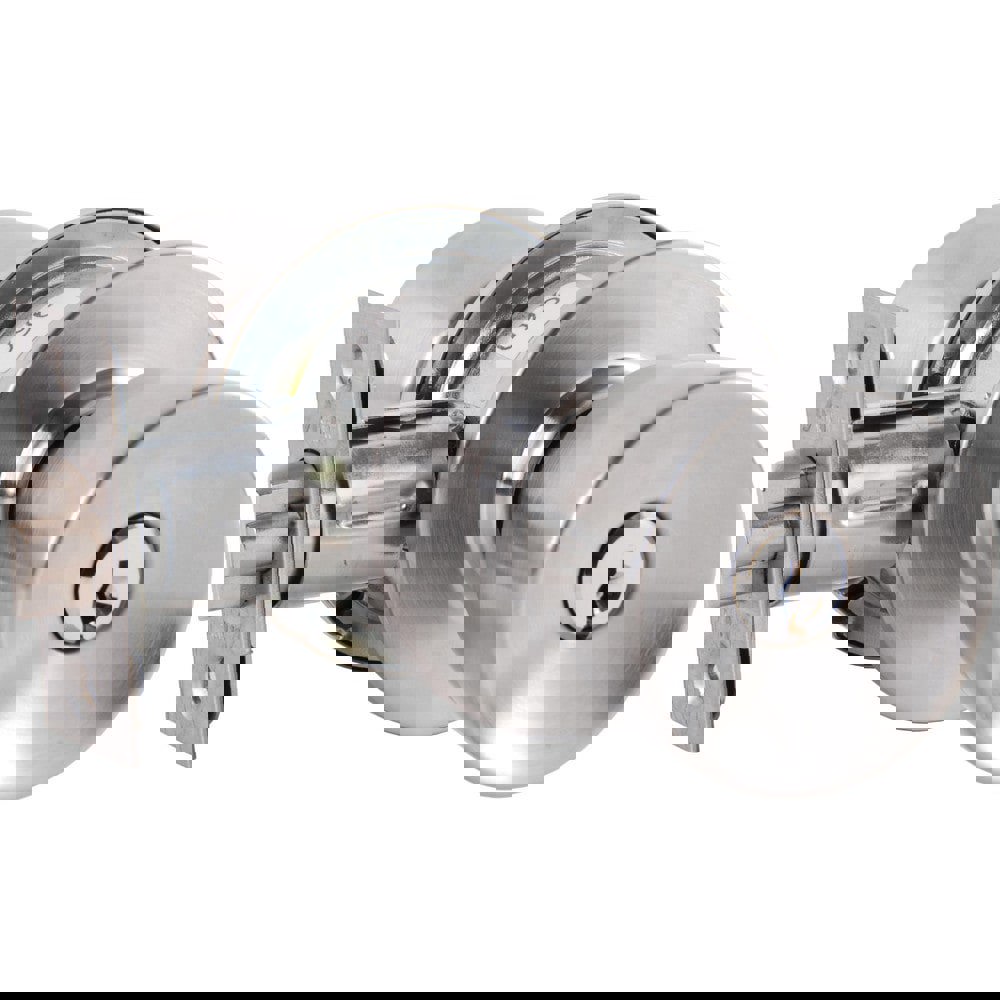 Knob Locksets; Type: Storeroom ; Key Type: Keyed Different ; Material: Metal ; Finish/Coating: Satin Chrome ; Compatible Door Thickness: 1-3/8