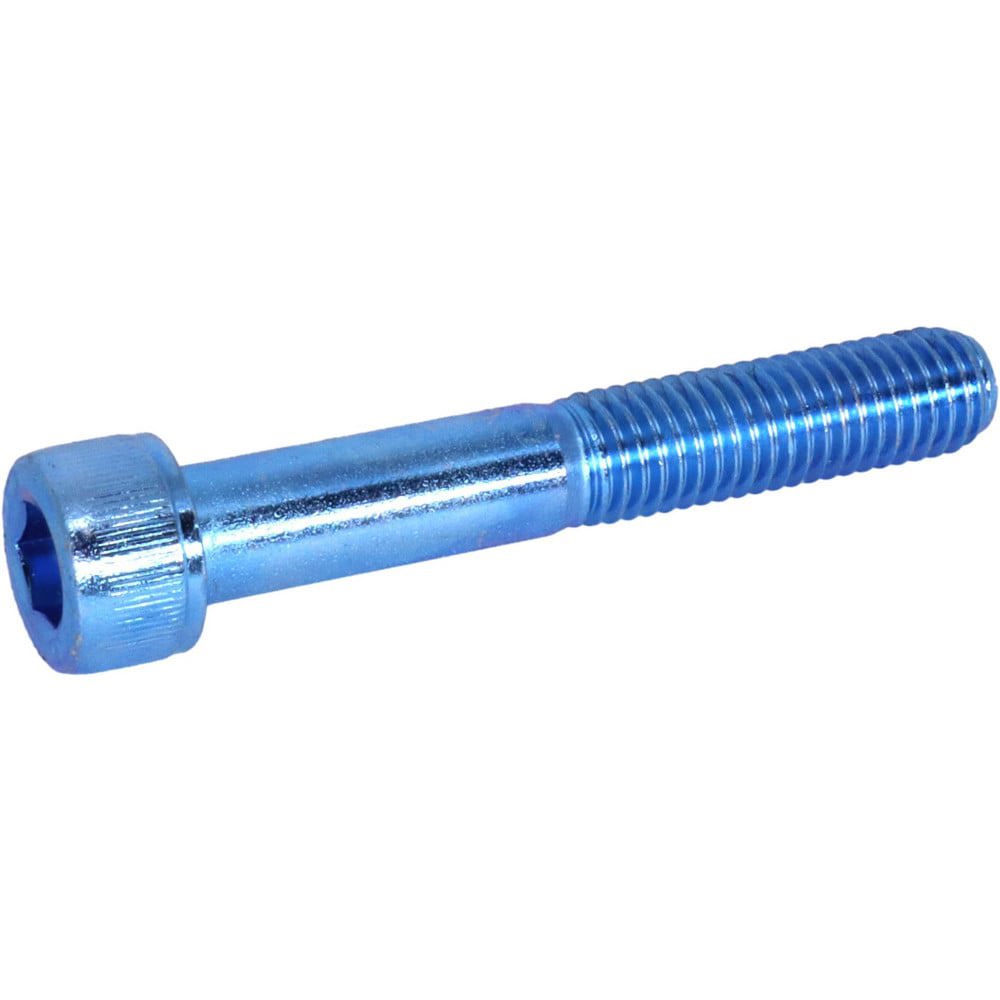 Socket Cap Screws; Thread Size (mm): M3x0.5 ; Length Under Head (mm): 50.00 ; Full or Partial Threading: Partially Threaded ; Drive Type: Hex ; Material: Alloy Steel ; Finish Coating: Zinc-Blue Trivalent Chromate