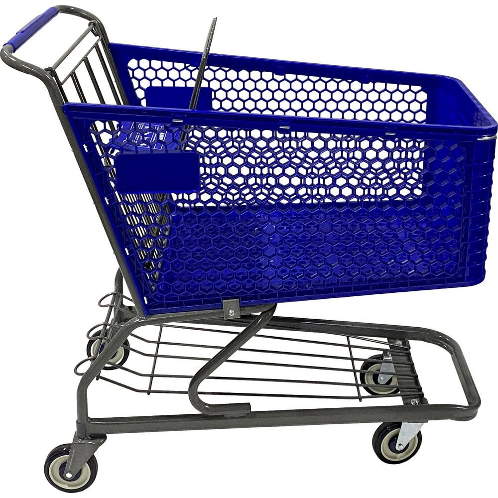 Carts; Cart Type: Shopping Cart ; Caster Type: (2) Swivel; 2 Fixed, 2 Swivel; 2 Rigid; 2 Rigid, 2 Swivel; 2 Stationary, 2 Swivel; 2 Swivel; 2 Swivel/2 Rigid ; Caster Material: Polypropylene; Poly/Polyurethane ; Material: Plastic ; Length (Inch): 43