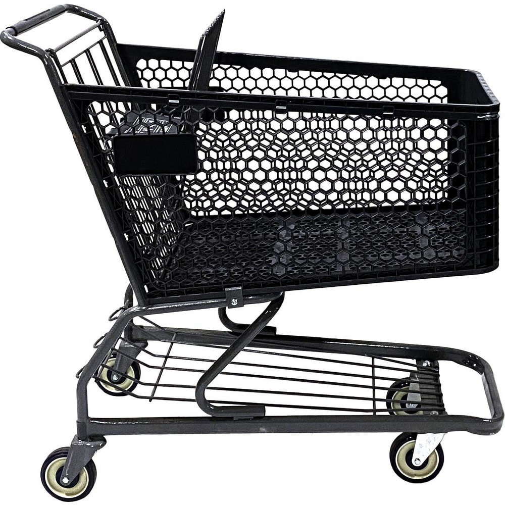 Carts; Cart Type: Shopping Cart ; Caster Type: (2) Swivel; 2 Fixed, 2 Swivel; 2 Rigid; 2 Rigid, 2 Swivel; 2 Stationary, 2 Swivel; 2 Swivel; 2 Swivel/2 Rigid ; Caster Material: Polypropylene; Poly/Polyurethane ; Material: Plastic ; Length (Inch): 43