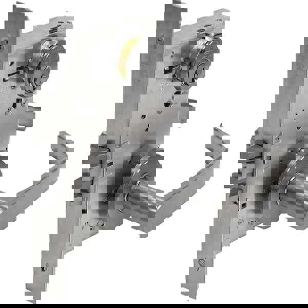 Lever Locksets; Type: Entrance; Door Thickness: 1-3/4; Key Type: Conventional; Back Set: 2-3/4; For Use With: Commercial Doors; Finish/Coating: Satin Chrome; Material: Steel; Material: Steel; Door Thickness: 1-3/4; Lockset Grade: Grade 1; Performance: Hea