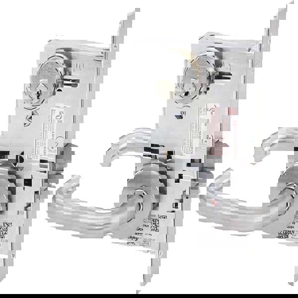 Lever Locksets; Type: Classroom; Door Thickness: 1-3/4; Key Type: Conventional; Back Set: 2-3/4; For Use With: Commercial Doors; Finish/Coating: Satin Chrome; Material: Steel; Material: Steel; Door Thickness: 1-3/4; Lockset Grade: Grade 1; Performance: He