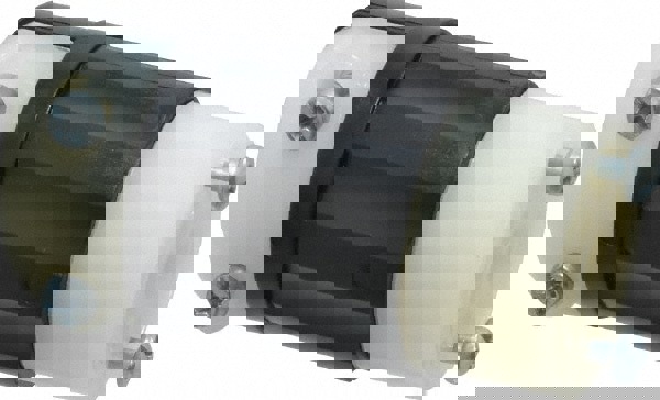 Locking Inlet: Connector, Industrial, ML-2R, 125V, Black & White