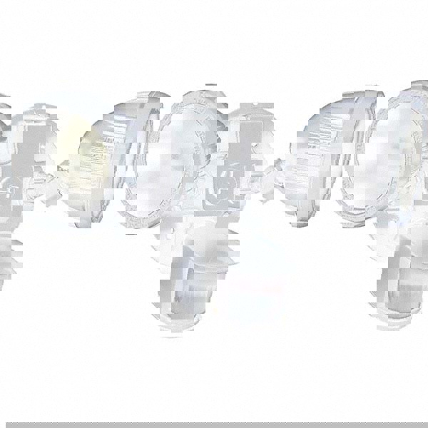 Motion Sensing Light Fixtures; Detection Angle: 180 ; Number of Heads: 2 ; Detection Distance (Feet): 50 ; Lamp Type: Integrated LED ; Mounting Type: Surface Mount ; Housing Material: Aluminum