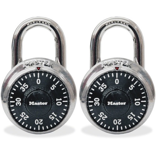 Master Lock Combination Padlock, 2/Pack