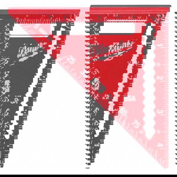 Rafter Squares; Type: Rafter Square ; Blade Length (Inch): 4-1/2 ; Base Length (Inch): 4-1/2 ; Graduation (mm): 0 to 90 ; Graduation (Inch): 0 to 90 ; Graduation (Degrees): 0 to 90 ; 0 to 90