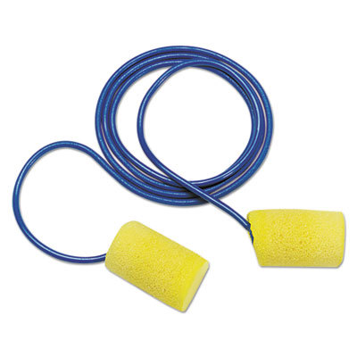 3M E-A-R Classic Earplugs, Corded, PVC F