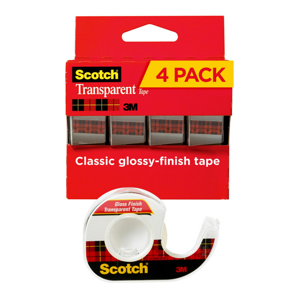 TAPE,3/4 X 850 IN.,4/PK