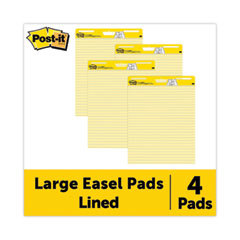 POSTIT EASL PAD 25X30 CNAR RUL