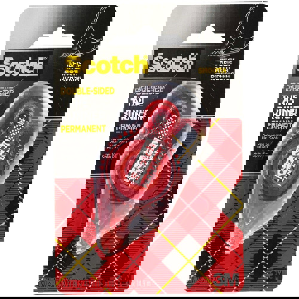 ADHESIVE,ADH DOT ROLL,WHT