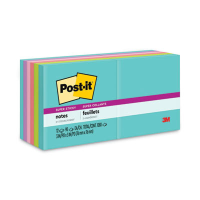 Post-it Notes Super Sticky Pads in Super