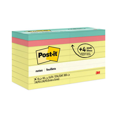 Post-it Notes Original Pads Assorted Val