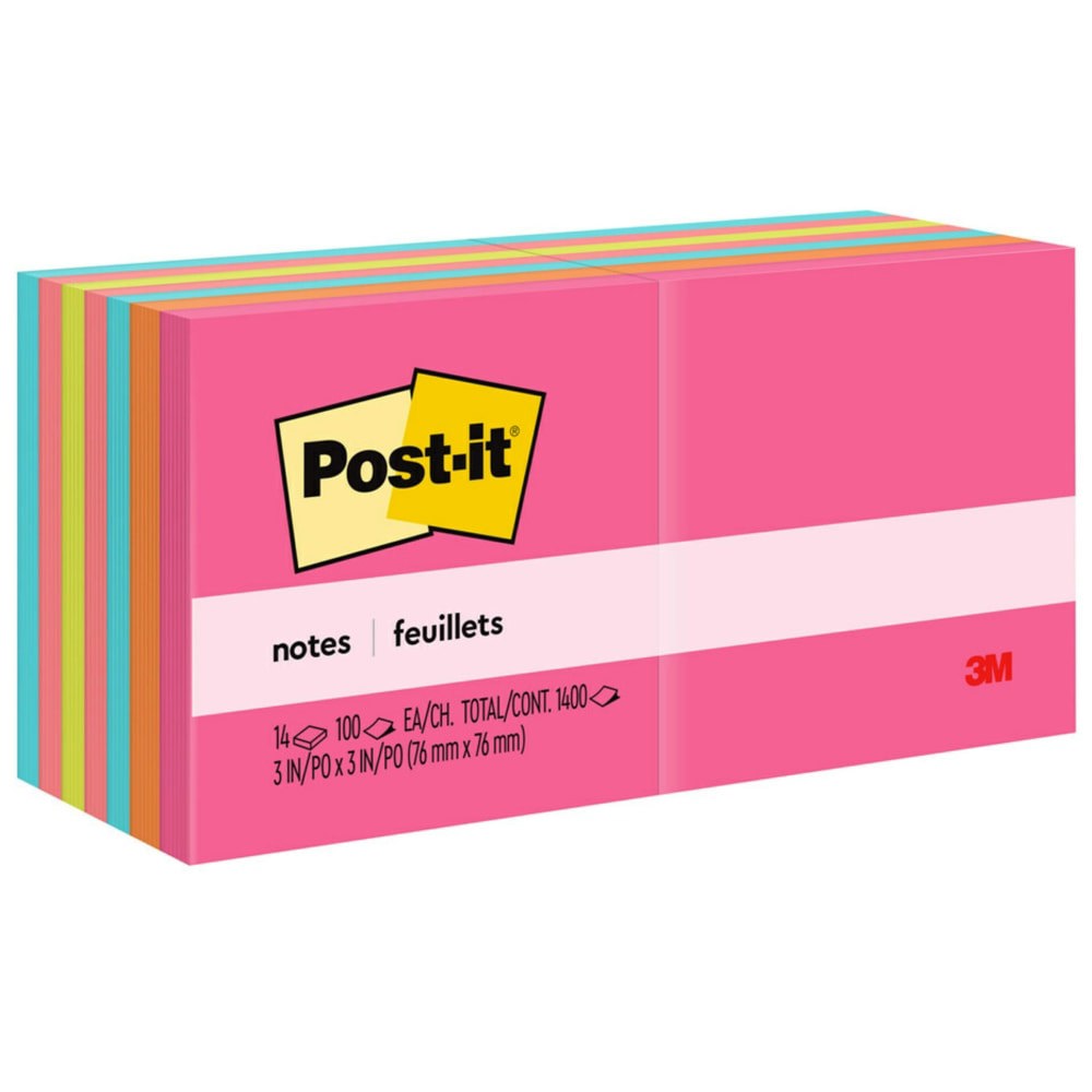 PAD,PSTIT NOTE3X3,14PK,NE