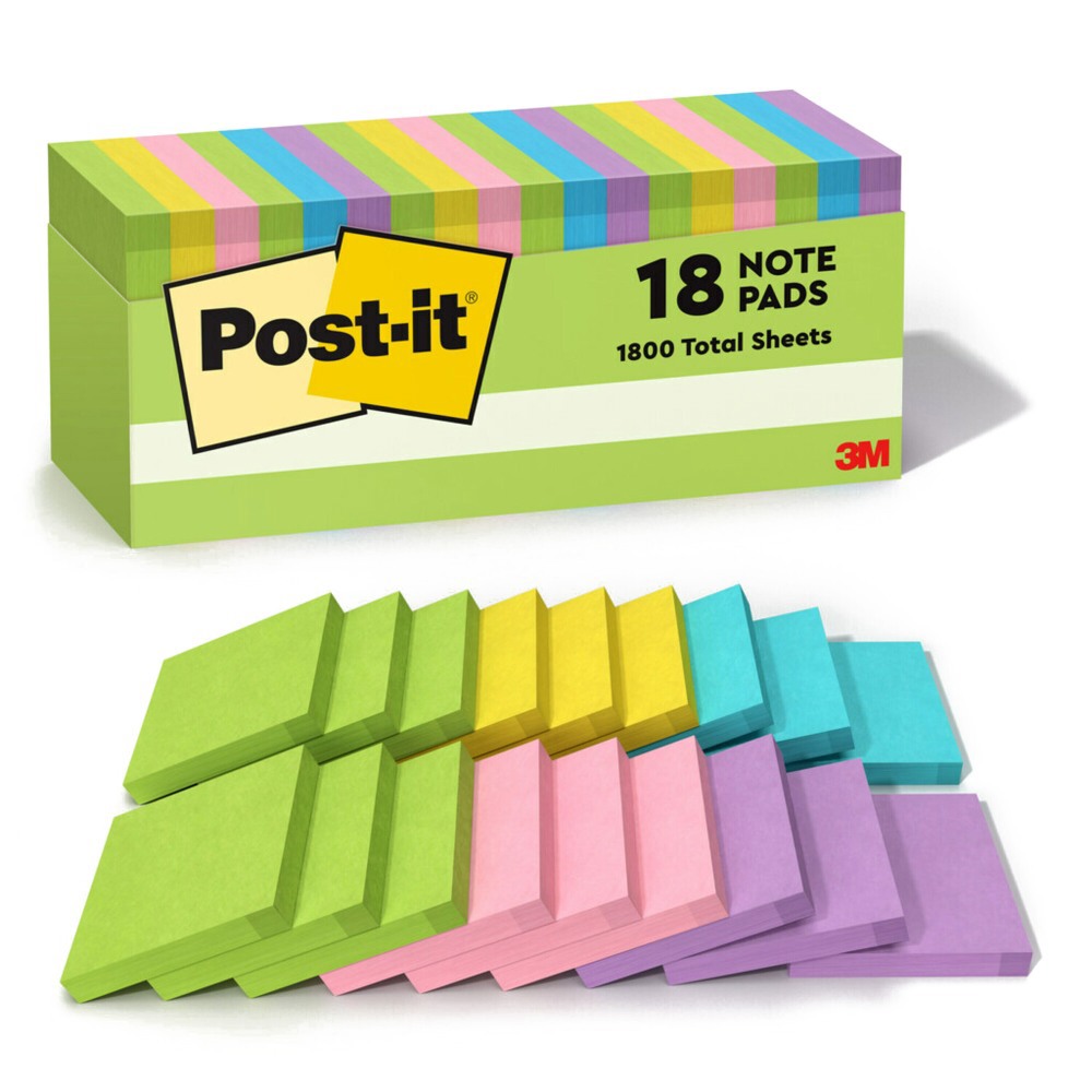 NOTE,3X3,18PAD CAB,BRITES
