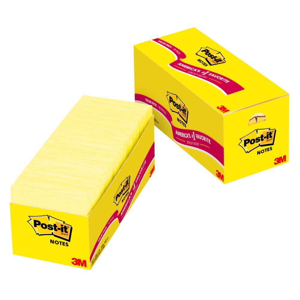 NOTE,POST-IT,18PD/PK,YW