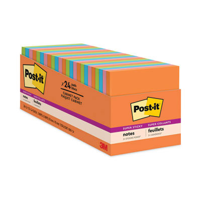 Post-it Notes Super Sticky Pads in Energ