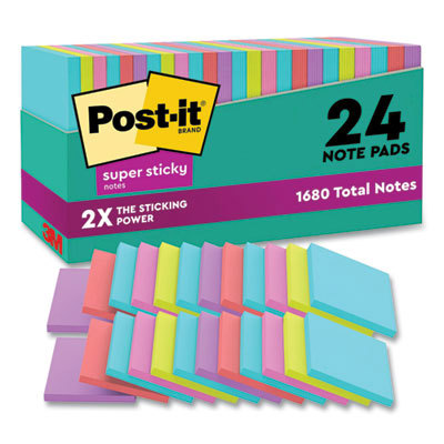 Post-it Notes Super Sticky Pads in Super