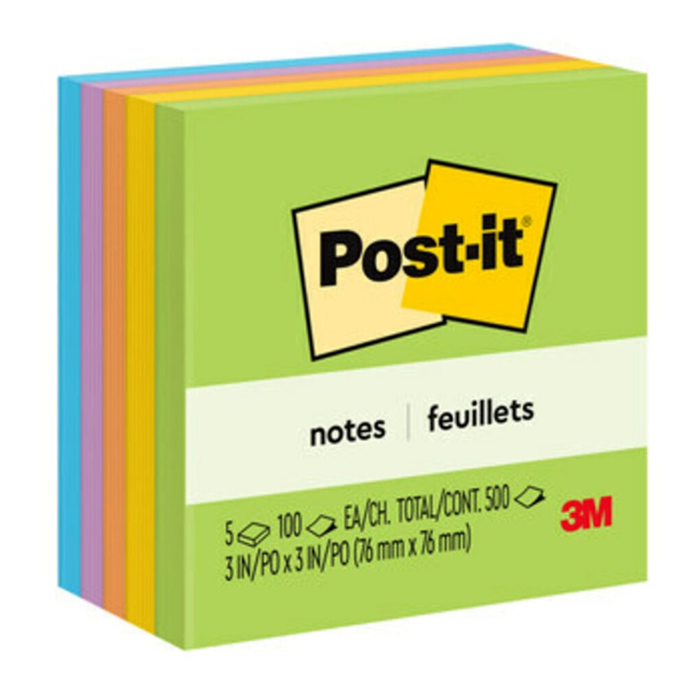 NOTE,PST-IT,3X3,5/PK,AST