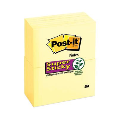 Post-it Notes Super Sticky Pads in Canar