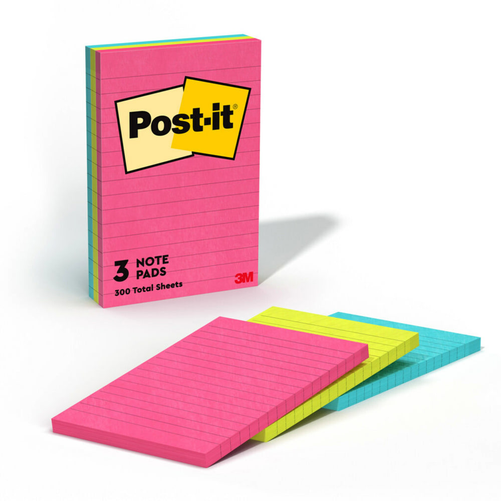 NOTE,PST-IT4X6RLD,3PK,NE
