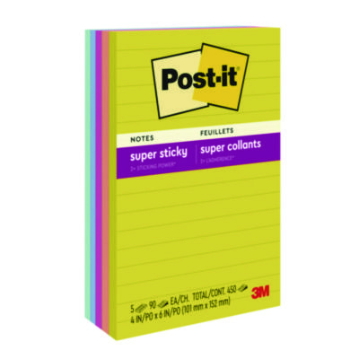 PAD,SUPER STICKY NOTES