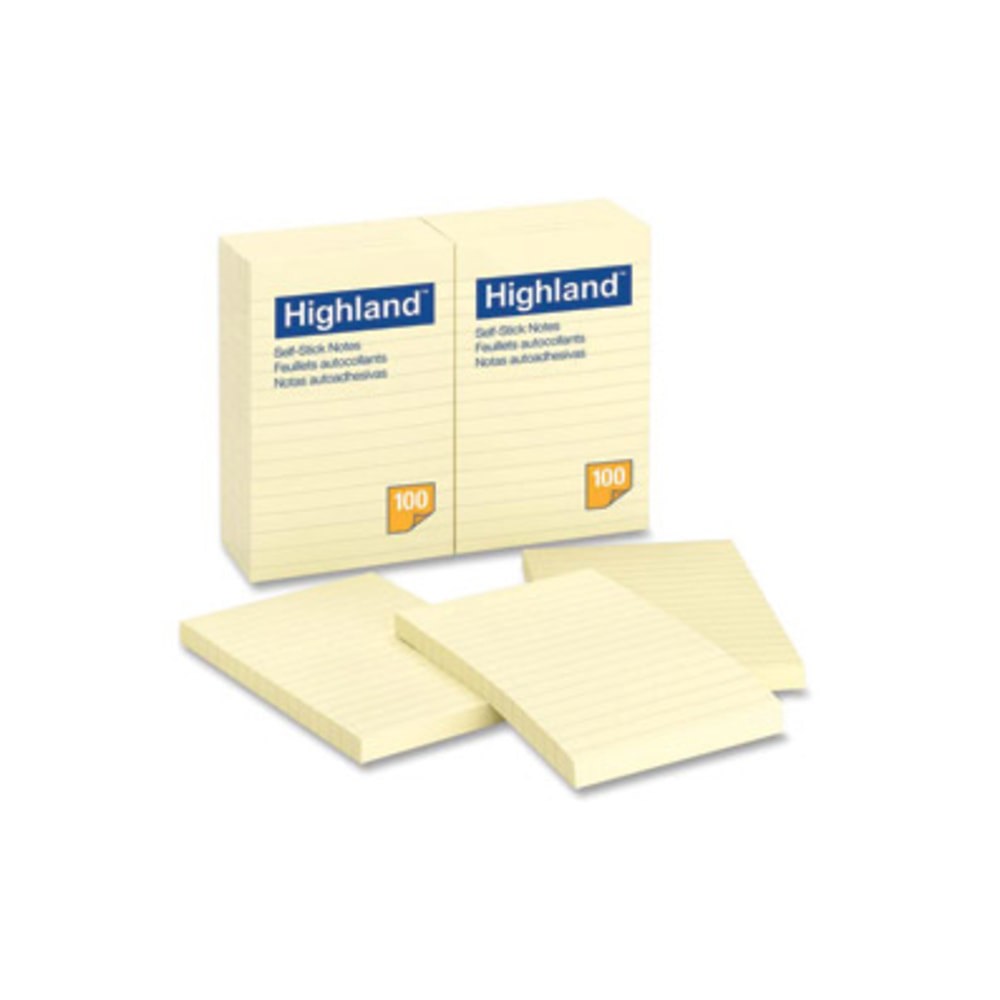 NOTE,HLND,4X6,12/PK,YW