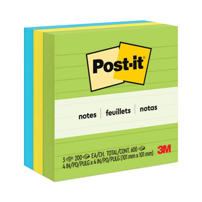 POST-IT 4X4 LNED ULT JAIPUR 3P