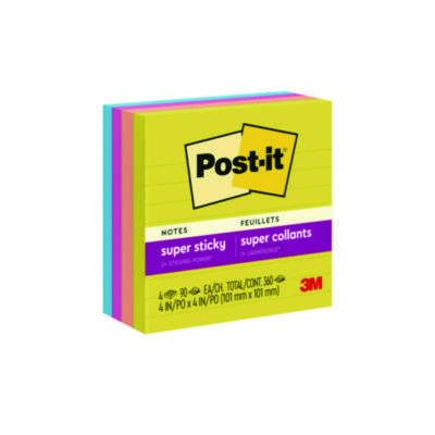 PAD,POST-IT 4X4 , 4PK