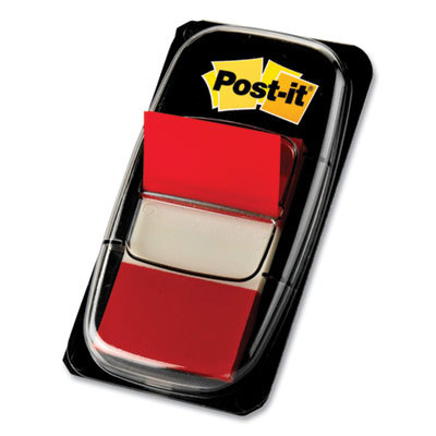 POST-IT 1IN FLAGS RED 12PK