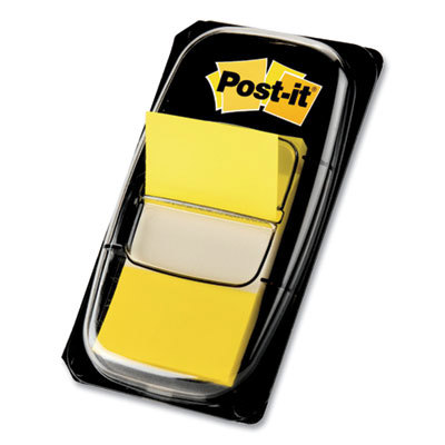 POST-IT 1IN FLAGS YELLOW 12PK