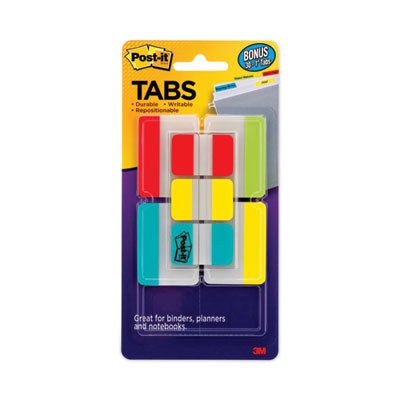 1IN/2IN SOLID COLOR TABS 144PK