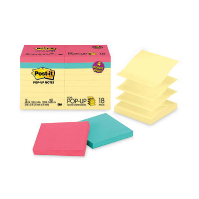 POSTIT POP UP 3X3 CNRY/CAPE