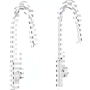 Single Handle Pull Down Kitchen Faucet in Polished Chrome