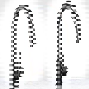 Single Handle Pull Down Kitchen Faucet in Flat Black