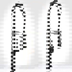 Single Handle Pull Down Kitchen Faucet in Flat Black