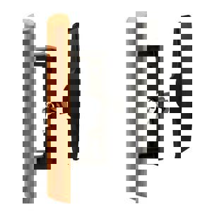 BLAC 3-1/2 HC SLDG DR HDL