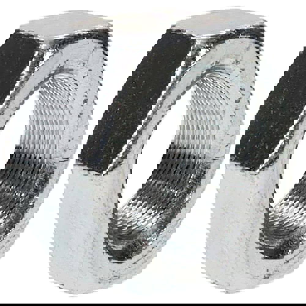 Hex Nut: 5/8-18, SAE J995 Grade 5 Steel, Zinc-Plated