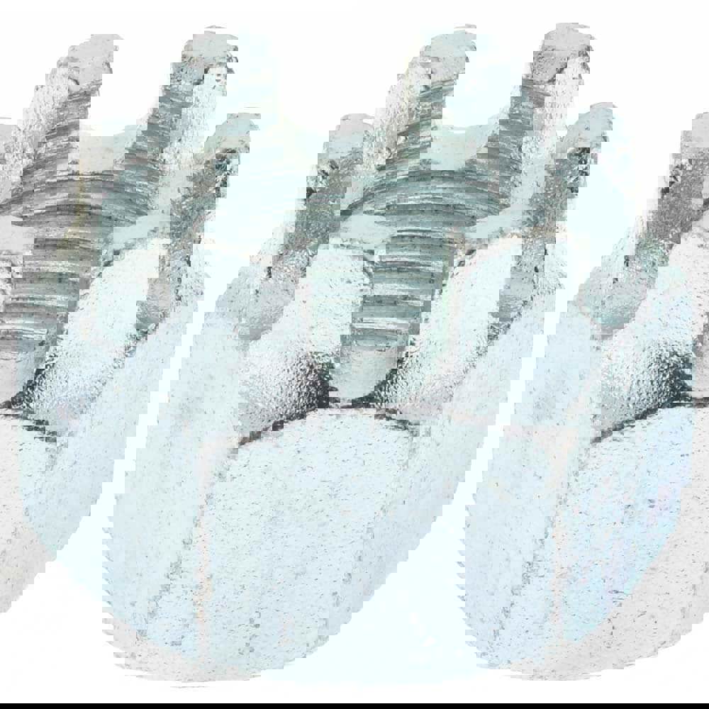 Hex Lock Nut: 5/8-18, Grade 5 Steel, Zinc-Plated