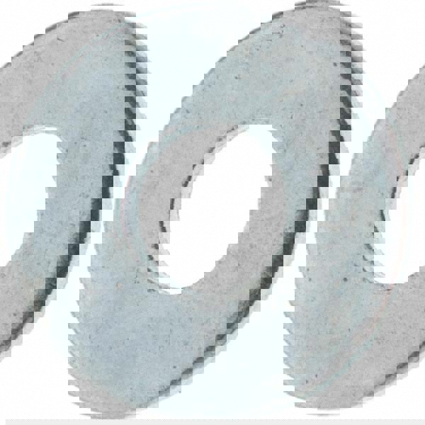 #6 Screw SAE Flat Washer: Grade 1010 Steel, Zinc