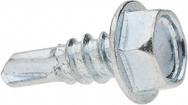 #8, Hex Washer Head, Hex Drive, 1/2