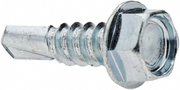 #12, Hex Washer Head, Hex Drive, 3/4