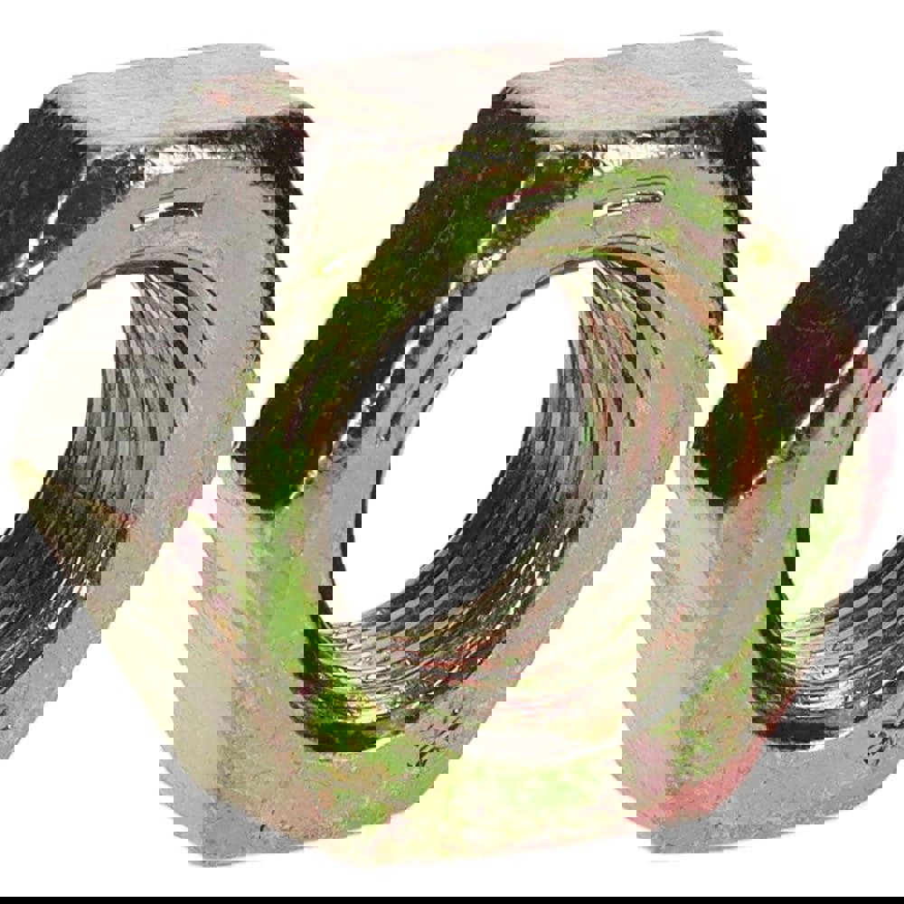 Hex Nut: 5/8-11, Grade 8 Steel, Zinc Yellow Dichromate Finish