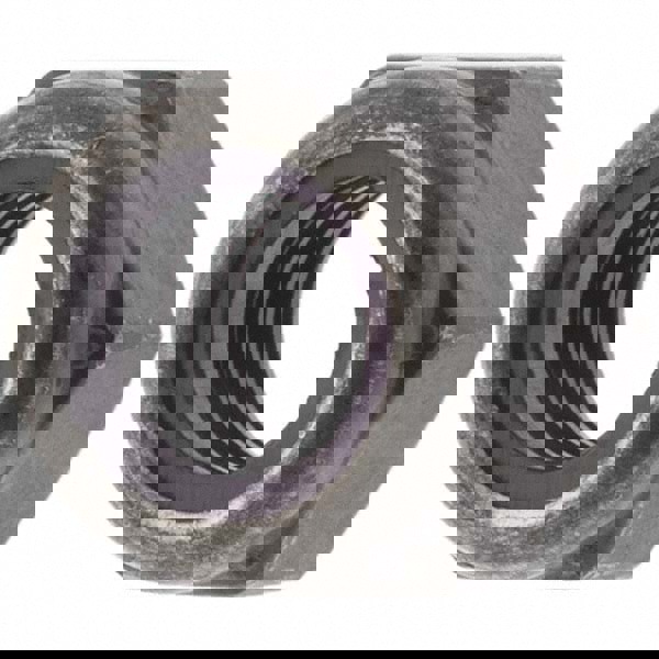 Hex Lock Nut: Insert, Nylon Insert, 3/8-16, Grade 8 Steel, Uncoated