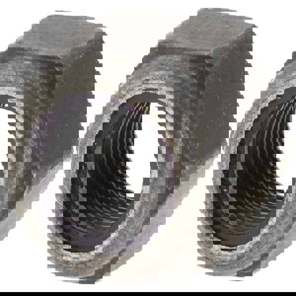 Hex Lock Nut: Insert, Nylon Insert, 1/2-20, Grade 8 Steel, Uncoated