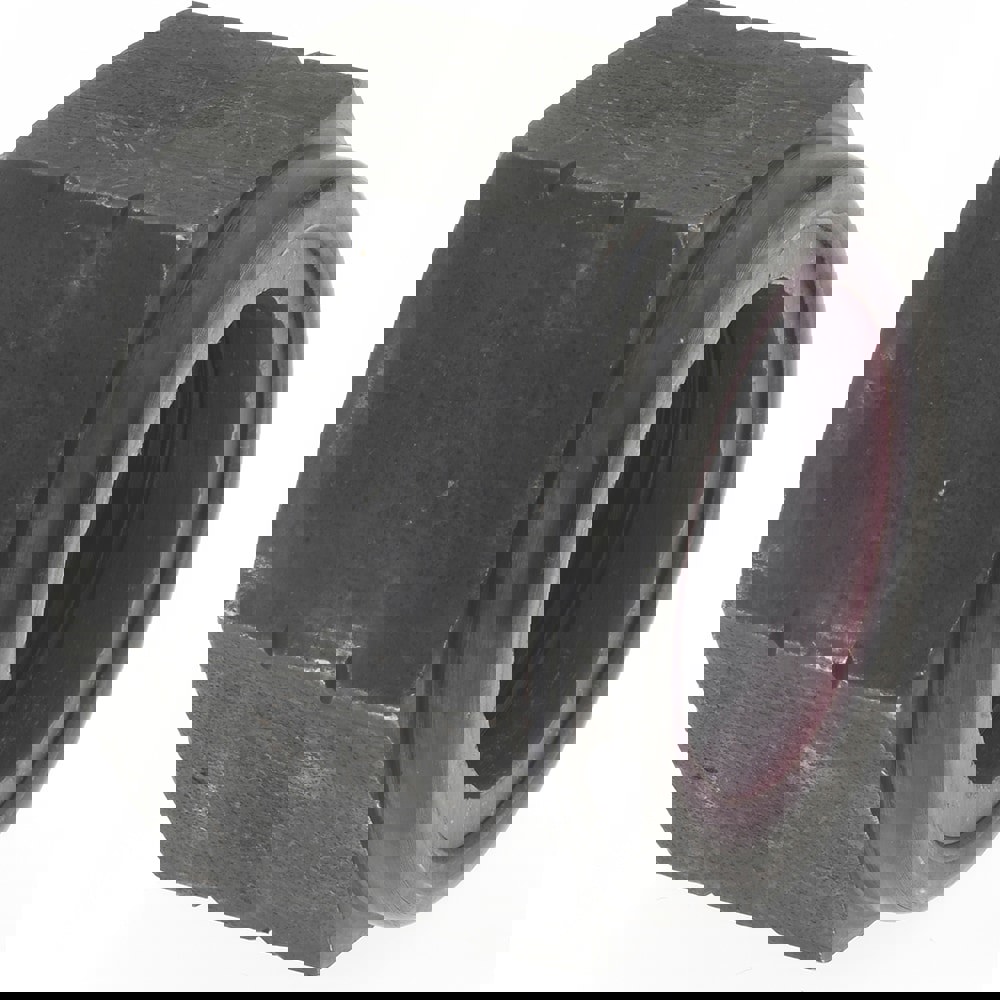 Hex Lock Nut: Insert, Nylon Insert, 1-1/4-12, Grade 8 Steel, Bright/Uncoated