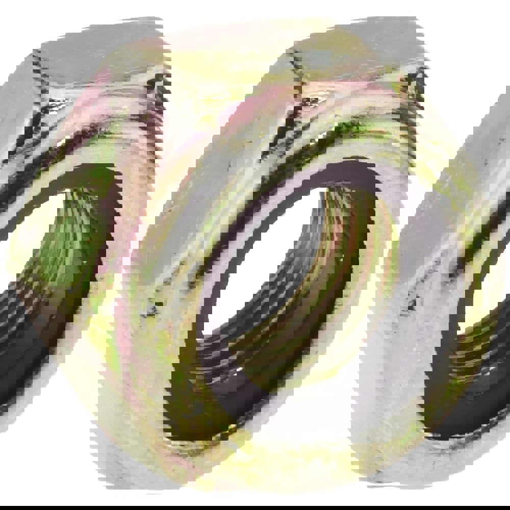 Hex Lock Nut: Insert, Nylon Insert, 5/16-24, Grade 8 Steel, Yellow Zinc Dichromate Finish